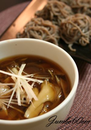 蕎麦のとろ～りつけ麺☆豚しゃぶせいろ？？-レシピのメイン写真