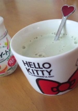 ホッとな抹茶豆乳ラテ-レシピのメイン写真