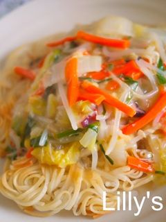 スープでうどんde皿うどん-レシピのメイン写真