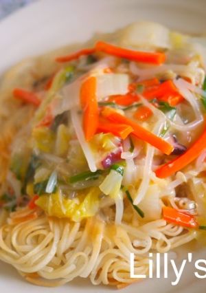 スープでうどんde皿うどん-レシピのメイン写真