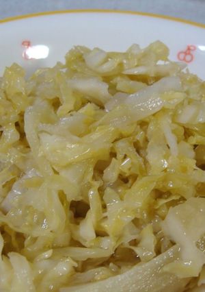 レンチン！簡単！キャベツの酢漬け-レシピのメイン写真