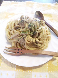 カレークリームパスタ-レシピのメイン写真