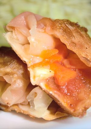 余った餃子の皮で一口ピザ-レシピのメイン写真