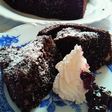 シリコンスチーマーでチョコケーキ