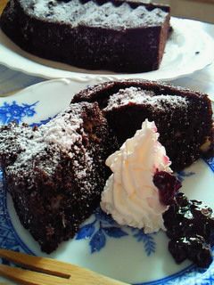 シリコンスチーマーでチョコケーキ-レシピのメイン写真