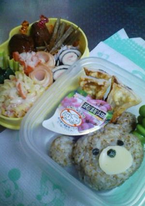 キャラ弁★シンプルくまさん-レシピのメイン写真