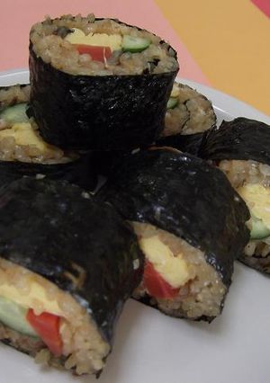 恵方巻きにも☆うなぎご飯の巻き寿司-レシピのメイン写真