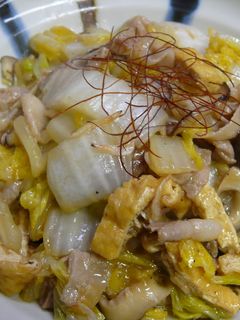 白菜と豚バラの炒め物-レシピのメイン写真