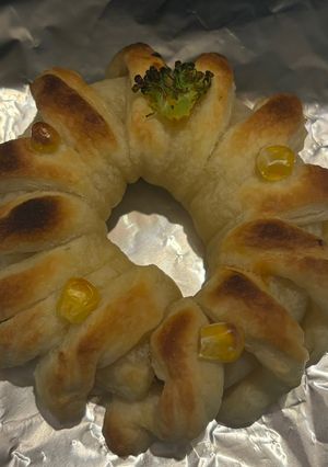 クリスマスリースパイ-レシピのメイン写真