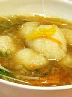 蓮根団子の和風あんかけスープ-レシピのメイン写真