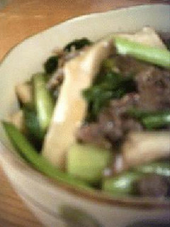 牛肉+小松菜の中華丼-レシピのメイン写真