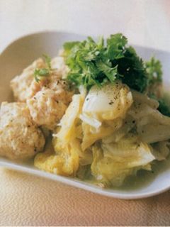 鶏団子と白菜の煮物♥-レシピのメイン写真