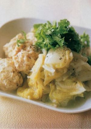 鶏団子と白菜の煮物♥-レシピのメイン写真