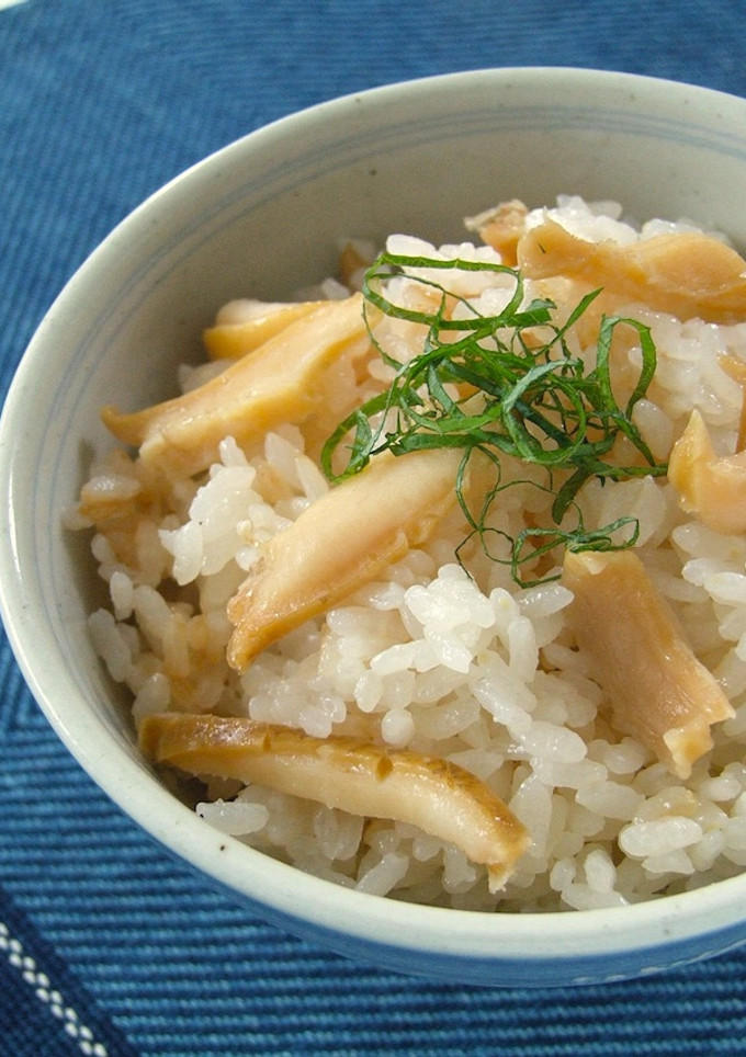 ちょい贅沢！エゾアワビの炊き込みご飯-レシピのメイン写真