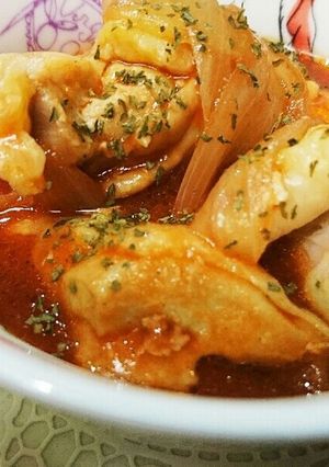 鶏肉のトマト煮込み(東京料理♪)-レシピのメイン写真