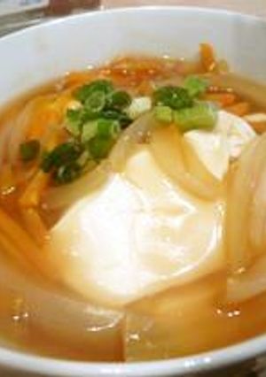 レンジで簡単♪豆腐の野菜中華あんかけ-レシピのメイン写真