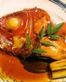 絶品！料亭の味♪金目鯛の兜煮(かぶと煮)