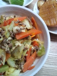 キャベツの麻婆風炒め-レシピのメイン写真