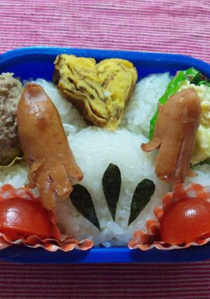 キャラ弁★ミッキーの手-レシピのメイン写真