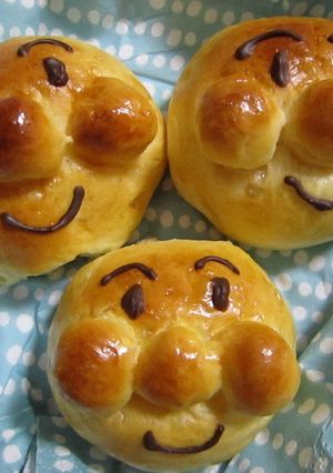 アンパンマンのふわふわパン♪-レシピのメイン写真