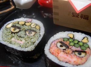 節分の飾り巻き寿司☆赤鬼青鬼☆恵方巻きも-レシピのメイン写真