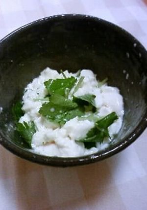 ごま油香る、ほかほか薬味豆腐-レシピのメイン写真