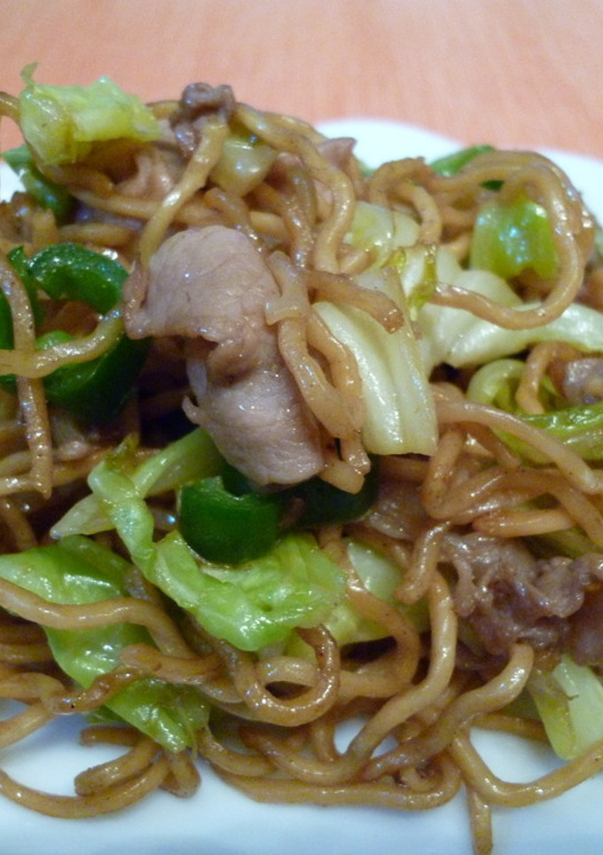 簡単パパッと☆我が家のソース焼きそば-レシピのメイン写真
