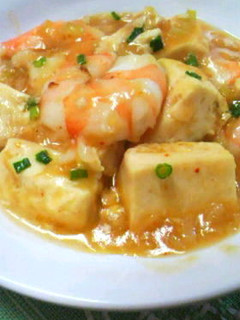*海老入り麻婆豆腐*-レシピのメイン写真