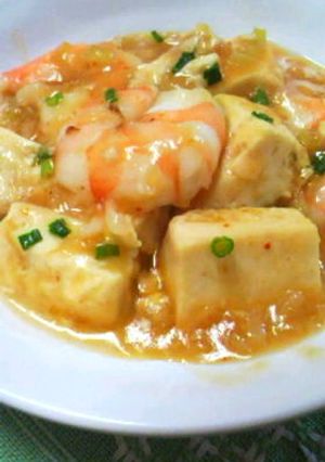 ＊海老入り麻婆豆腐＊-レシピのメイン写真
