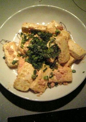 塩豆腐のたらこマヨネーズ-レシピのメイン写真