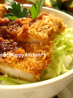 甘辛ソースでご飯がすすむ♪ソースカツ丼-レシピのメイン写真