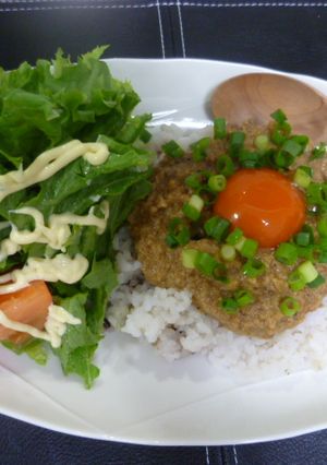 肉みそ丼ランチ～♪-レシピのメイン写真