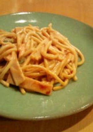 お惣菜のサラスパをみそアレンジ♪-レシピのメイン写真