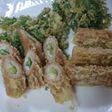 竹輪のアスパラチーズ揚げ