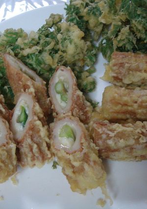 竹輪のアスパラチーズ揚げ-レシピのメイン写真