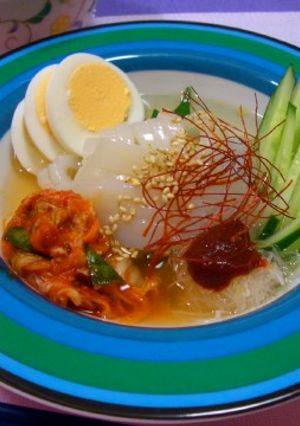 イカ刺しの冷麺風-レシピのメイン写真