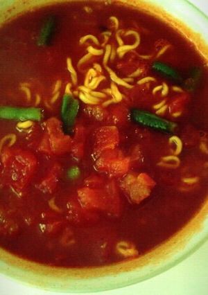 簡単♪トマトカレーヌードル-レシピのメイン写真