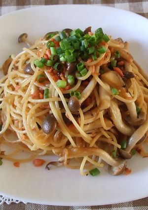 鮭フレークときのこの✿和風スパゲティ✿-レシピのメイン写真