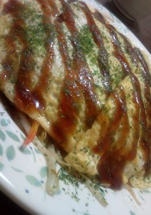 一人ランチに♪もやしオムそば-レシピのメイン写真