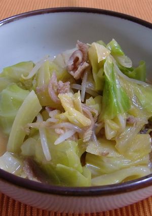 キャベツたっぷり野菜炒め(みそ味)-レシピのメイン写真