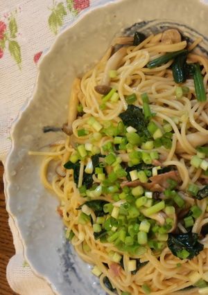 ほうれん草＆ベーコンのパスタ-レシピのメイン写真
