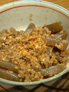相性抜群!こんにゃくと挽き肉の甘辛煮★゛-レシピのメイン写真