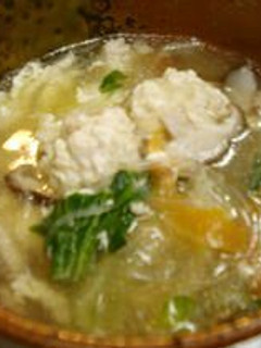 鶏団子と春雨のスープ-レシピのメイン写真