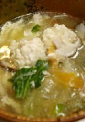 鶏団子と春雨のスープ-レシピのメイン写真