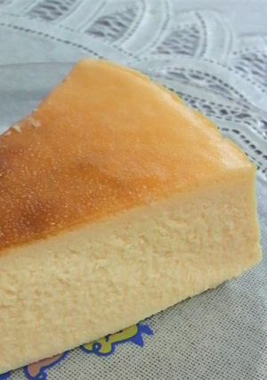 混ぜて焼くだけ！豆腐入りチーズケーキ-レシピのメイン写真