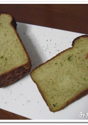 ＨＢ★パンミックス粉で甘納豆入り抹茶パン-レシピのメイン写真