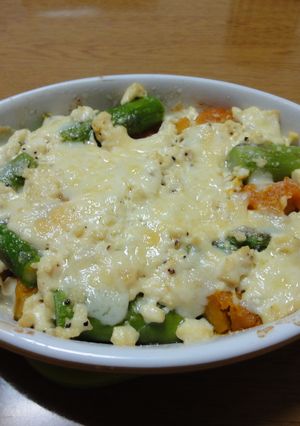 鶏肉とかぼちゃの豆腐グラタン-レシピのメイン写真