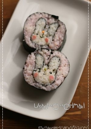 うさぎの海苔巻の作り方-レシピのメイン写真