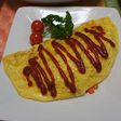 バターライスでオムライス