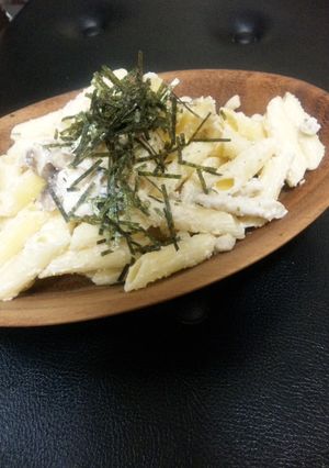 きのこと明太子のクリームパスタ-レシピのメイン写真